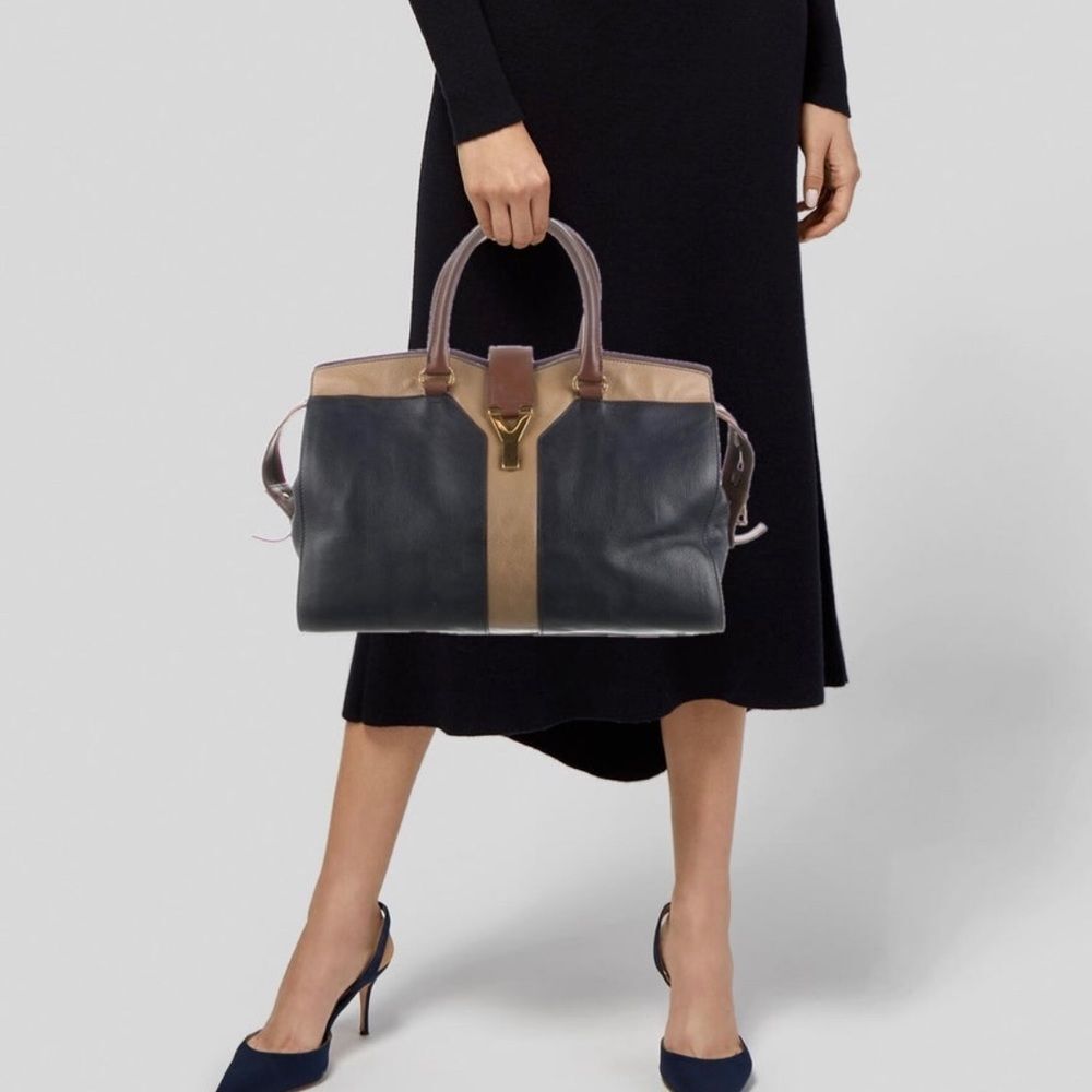 Ysl Color Block Cabas Chyc Handbag - image 2